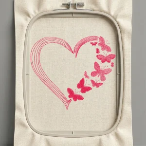 Дизайн машинной вышивки. Любовь (Размер 126x110мм). Форматы: DST PES JEF VP3 EXP XXX . Стежков: 6853