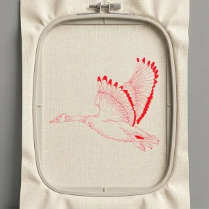 Дизайн машинной вышивки. Птицы (Размер 200x172мм). Форматы: DST PES JEF VP3 EXP XXX . Стежков: 10841