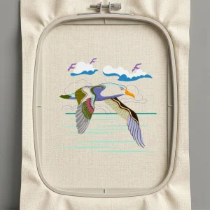 Дизайн машинной вышивки. Птицы (Размер 160x147мм). Форматы: DST PES JEF VP3 EXP XXX . Стежков: 23134