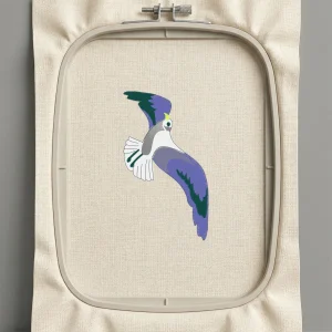 Дизайн машинной вышивки. Птицы (Размер 73x127мм). Форматы: DST PES JEF VP3 EXP XXX . Стежков: 9043