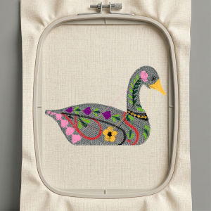 Дизайн машинной вышивки. Птицы (Размер 88x58мм). Форматы: DST PES JEF VP3 EXP XXX . Стежков: 7850