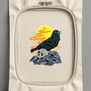 Дизайн машинной вышивки. Птицы (Размер 91x114мм). Форматы: DST PES JEF VP3 EXP XXX . Стежков: 25944