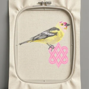 Дизайн машинной вышивки. Птицы (Размер 104x96мм). Форматы: DST PES JEF VP3 EXP XXX . Стежков: 9429