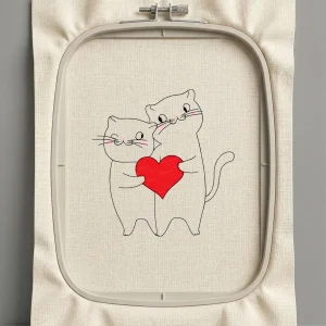 Дизайн машинной вышивки. Любовь (Размер 93x96мм). Форматы: DST PES JEF VP3 EXP XXX . Стежков: 2714