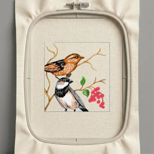 Дизайн машинной вышивки. Птицы (Размер 170x181мм). Форматы: DST PES JEF VP3 EXP XXX . Стежков: 30458