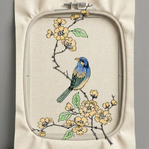 Дизайн машинной вышивки. Птицы (Размер 90x149мм). Форматы: DST PES JEF VP3 EXP XXX . Стежков: 11053