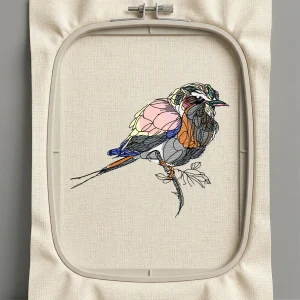 Дизайн машинной вышивки. Птицы (Размер 100x85мм). Форматы: DST PES JEF VP3 EXP XXX . Стежков: 12166