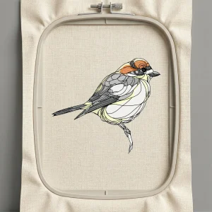 Дизайн машинной вышивки. Птицы (Размер 100x88мм). Форматы: DST PES JEF VP3 EXP XXX . Стежков: 10427