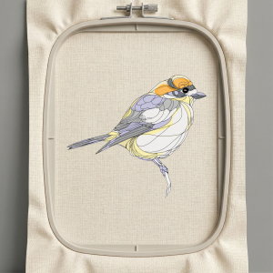 Дизайн машинной вышивки. Птицы (Размер 221x195мм). Форматы: DST PES JEF VP3 EXP XXX . Стежков: 32496