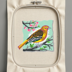 Дизайн машинной вышивки. Птицы (Размер 100x88мм). Форматы: DST PES JEF VP3 EXP XXX . Стежков: 25662