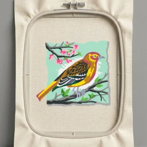 Дизайн машинной вышивки. Птицы (Размер 100x88мм). Форматы: DST PES JEF VP3 EXP XXX . Стежков: 25662