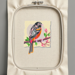 Дизайн машинной вышивки. Птицы (Размер 89x109мм). Форматы: DST PES JEF VP3 EXP XXX . Стежков: 24837