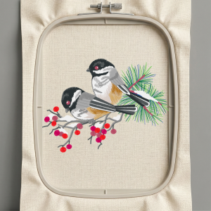 Дизайн машинной вышивки. Птицы (Размер 129x96мм). Форматы: DST PES JEF VP3 EXP XXX . Стежков: 19486