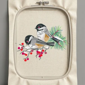 Дизайн машинной вышивки. Птицы (Размер 129x96мм). Форматы: DST PES JEF VP3 EXP XXX . Стежков: 19486