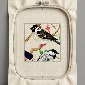 Дизайн машинной вышивки. Птицы (Размер 171x181мм). Форматы: DST PES JEF VP3 EXP XXX . Стежков: 38724