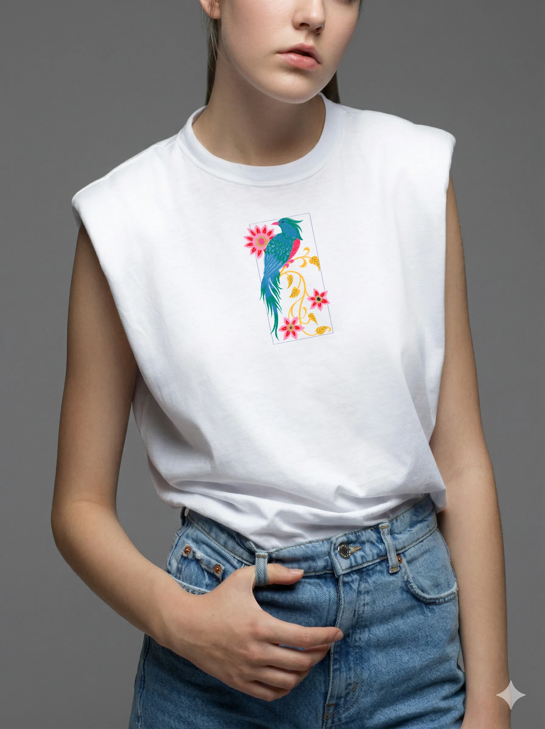 Дизайн машинной вышивки. Птицы (Размер 123x204мм). Форматы: DST PES JEF VP3 EXP XXX . Стежков: 26960 — изображение 8