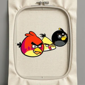 Дизайн машинной вышивки. Птицы (Размер 175x101мм). Форматы: DST PES JEF VP3 EXP XXX . Стежков: 24456