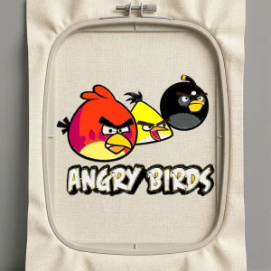 Дизайн машинной вышивки. Птицы (Размер 182x141мм). Форматы: DST PES JEF VP3 EXP XXX . Стежков: 40181