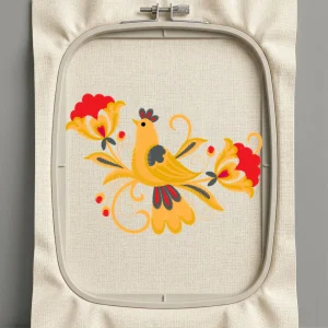 Дизайн машинной вышивки. Птицы (Размер 115x82мм). Форматы: DST PES JEF VP3 EXP XXX . Стежков: 13018