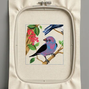 Дизайн машинной вышивки. Птицы (Размер 145x154мм). Форматы: DST PES JEF VP3 EXP XXX . Стежков: 31481