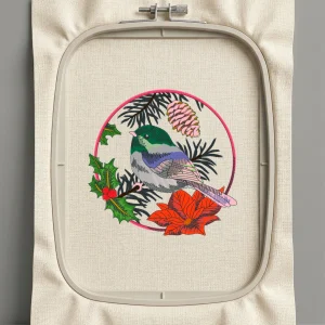 Дизайн машинной вышивки. Птицы (Размер 124x121мм). Форматы: DST PES JEF VP3 EXP XXX . Стежков: 44115