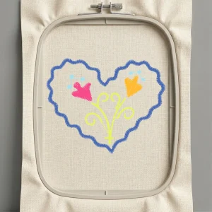 Дизайн машинной вышивки. Любовь (Размер 71x57мм). Форматы: DST PES JEF VP3 EXP XXX . Стежков: 2016