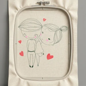 Дизайн машинной вышивки. Любовь (Размер 139x137мм). Форматы: DST PES JEF VP3 EXP XXX . Стежков: 6990