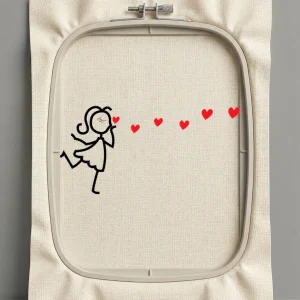 Дизайн машинной вышивки. Любовь (Размер 227x112мм). Форматы: DST PES JEF VP3 EXP XXX . Стежков: 5090