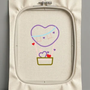 Дизайн машинной вышивки. Любовь (Размер 150x212мм). Форматы: DST PES JEF VP3 EXP XXX . Стежков: 16480