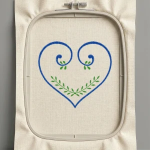 Дизайн машинной вышивки. Любовь (Размер 180x165мм). Форматы: DST PES JEF VP3 EXP XXX . Стежков: 8753