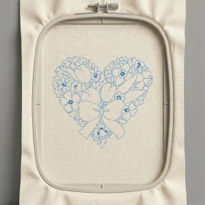 Дизайн машинной вышивки. Любовь (Размер 168x154мм). Форматы: DST PES JEF VP3 EXP XXX . Стежков: 4482