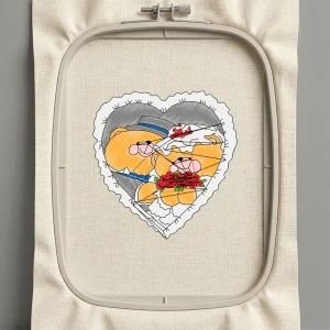 Дизайн машинной вышивки. Любовь (Размер 96x99мм). Форматы: DST PES JEF VP3 EXP XXX . Стежков: 22172