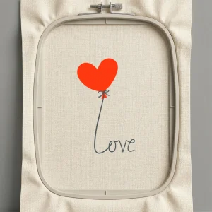 Дизайн машинной вышивки. Любовь (Размер 109x180мм). Форматы: DST PES JEF VP3 EXP XXX . Стежков: 9250