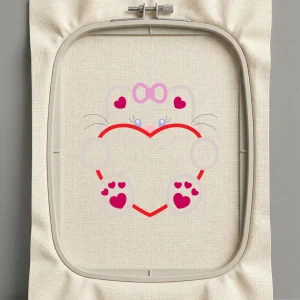 Дизайн машинной вышивки. Любовь (Размер 199x194мм). Форматы: DST PES JEF VP3 EXP XXX . Стежков: 19199