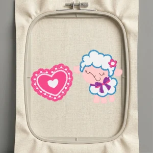 Дизайн машинной вышивки. Любовь (Размер 89x52мм). Форматы: DST PES JEF VP3 EXP XXX . Стежков: 8309