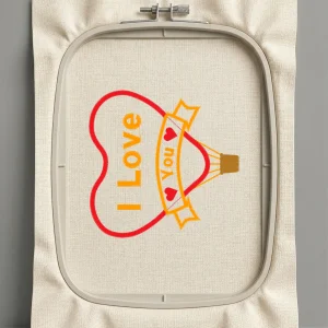 Дизайн машинной вышивки. Любовь (Размер 121x119мм). Форматы: DST PES JEF VP3 EXP XXX . Стежков: 9075