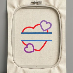 Дизайн машинной вышивки. Любовь (Размер 93x99мм). Форматы: DST PES JEF VP3 EXP XXX . Стежков: 4535