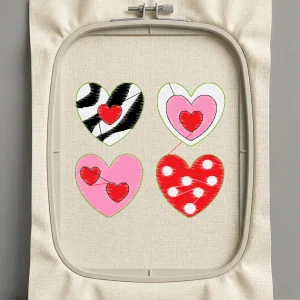 Дизайн машинной вышивки. Любовь (Размер 93x84мм). Форматы: DST PES JEF VP3 EXP XXX . Стежков: 10050