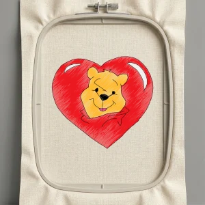 Дизайн машинной вышивки. Любовь (Размер 99x90мм). Форматы: DST PES JEF VP3 EXP XXX . Стежков: 11714