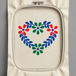 Дизайн машинной вышивки. Любовь (Размер 85x73мм). Форматы: DST PES JEF VP3 EXP XXX . Стежков: 7327