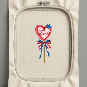 Дизайн машинной вышивки. Любовь (Размер 105x250мм). Форматы: DST PES JEF VP3 EXP XXX . Стежков: 39193