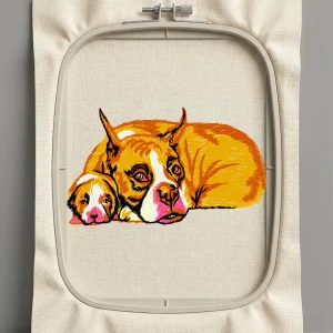 Дизайн машинной вышивки. Животные (Размер 85x50мм). Форматы: DST PES JEF VP3 EXP XXX . Стежков: 8499