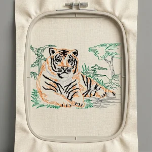 Дизайн машинной вышивки. Животные (Размер 99x71мм). Форматы: DST PES JEF VP3 EXP XXX . Стежков: 17782