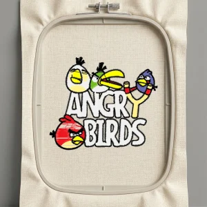 Дизайн машинной вышивки. Птицы (Размер 79x68мм). Форматы: DST PES JEF VP3 EXP XXX . Стежков: 13982