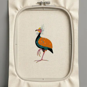 Дизайн машинной вышивки. Птицы (Размер 82x166мм). Форматы: DST PES JEF VP3 EXP XXX . Стежков: 13773