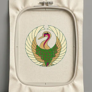 Дизайн машинной вышивки. Птицы (Размер 75x74мм). Форматы: DST PES JEF VP3 EXP XXX . Стежков: 9658