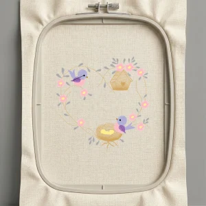 Дизайн машинной вышивки. Птицы (Размер 98x97мм). Форматы: DST PES JEF VP3 EXP XXX . Стежков: 7937