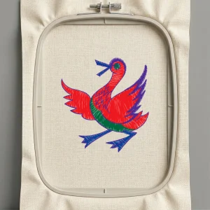 Дизайн машинной вышивки. Птицы (Размер 57x61мм). Форматы: DST PES JEF VP3 EXP XXX . Стежков: 3614