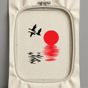 Дизайн машинной вышивки. Птицы (Размер 84x100мм). Форматы: DST PES JEF VP3 EXP XXX . Стежков: 4574