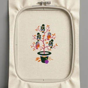 Дизайн машинной вышивки. Птицы (Размер 149x212мм). Форматы: DST PES JEF VP3 EXP XXX . Стежков: 34811